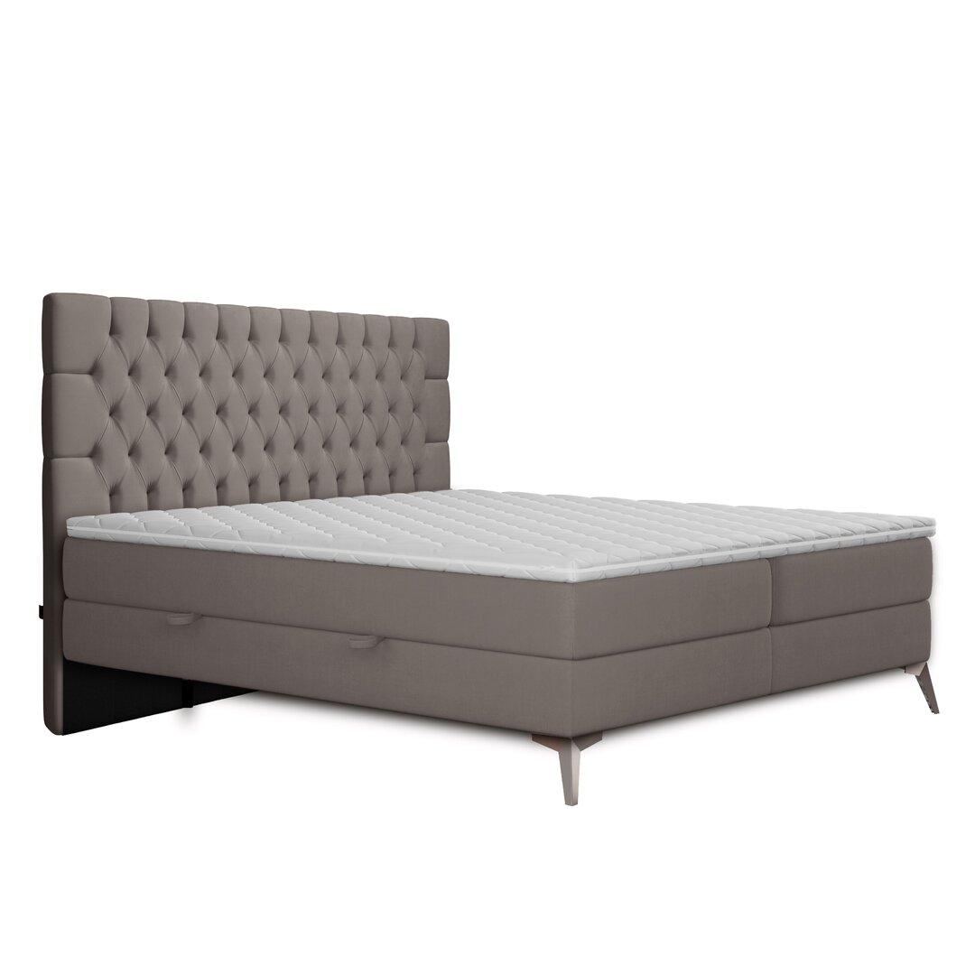 Boxspringbett Abibat mit Topper und Bettkasten