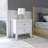 2-Drawer Nightstand White