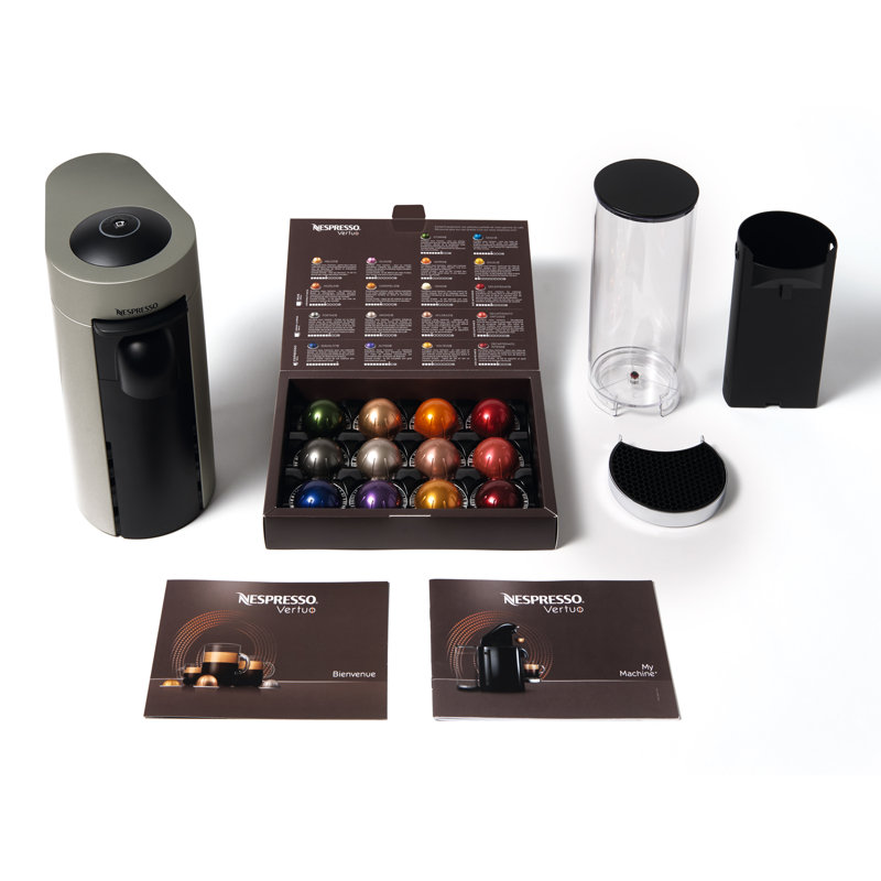 Nespresso VertuoPlus Coffee and Espresso Machine by De'Longhi, Gray