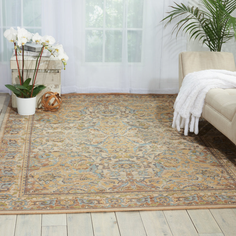 Corriganville Oriental Indoor Rug, Rectangle 5'6" x 8'