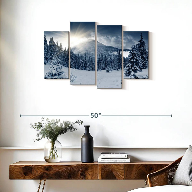 Alvord paysage hivernal, H 22 po x l 36 po