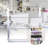 Conelia 23.6" H x 19.69" W x 3.94" D Ribbon Storage Rack