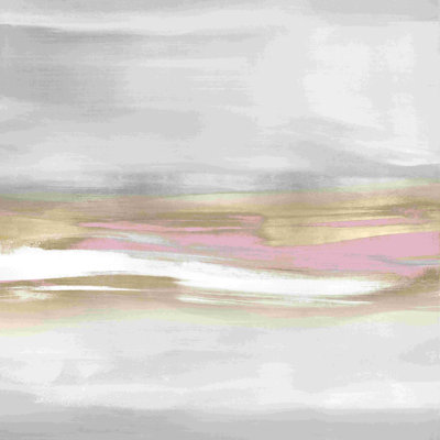 Highlight Pink Blush II - peinture sur toile tendue