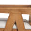 Tabouret de bar confortable en tissu rembourré de mousse avec structure en bois d'hévéa durable et dossier en plastique de canne tissé pour le bar et la cuisine