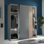 Cassadee 2 Door Glass Wardrobe