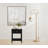 Dylan Wooden End Side Table Nightstand With Glass Top And Drawer-1640428775