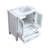Volez 30 in W x 18.25 in D Single Bath Vanity and White Ceramic Top-37293013