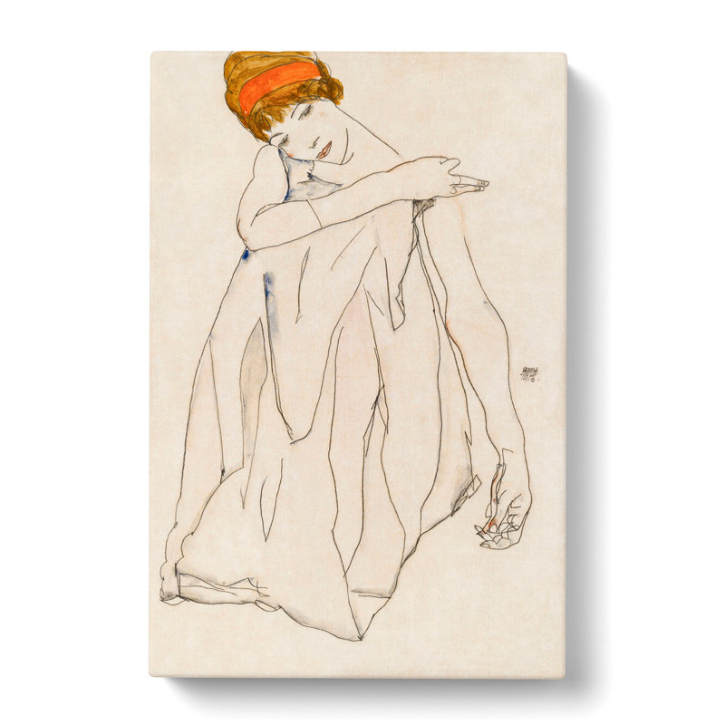 Dancer by Egon Schiele - Wrapped Canvas, 50cm H x 35cm W x 3cm D