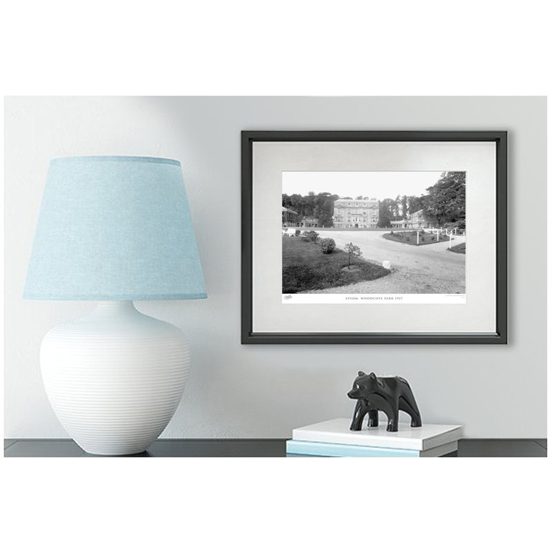 Epsom, Woodcote Park 1927 by Francis Frith - Single Picture Frame Print, 40cm H x 50cm W x 2.3cm D