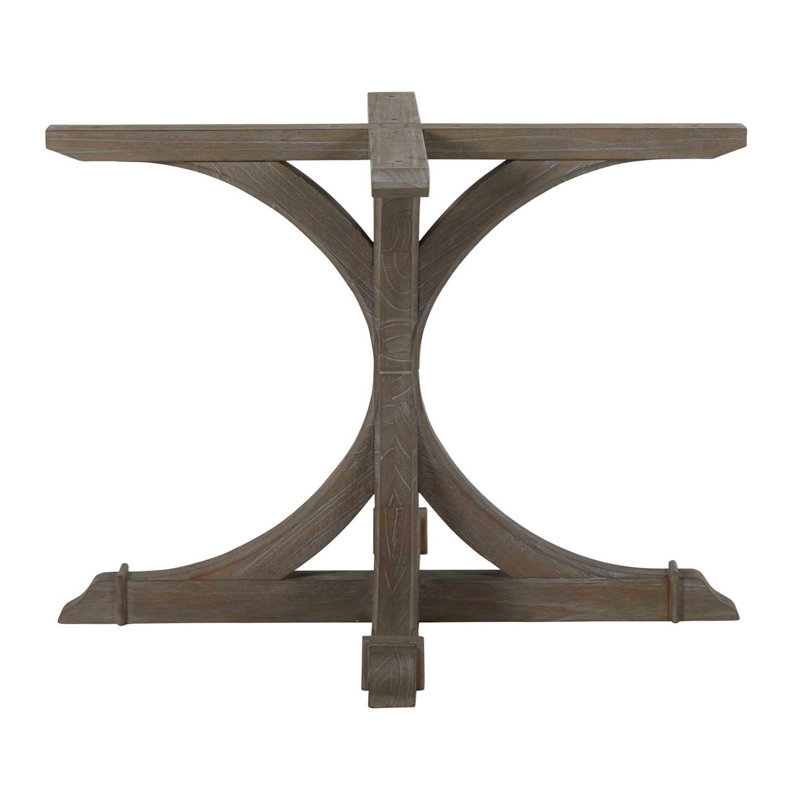 Adams 60" Pedestal Dining Table, Vintage Gray