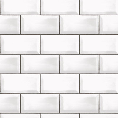Labanna Metro Tile 10m X 53cm Wallpaper Roll