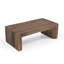 Table basse en bois naturel H 16 po L 48 po