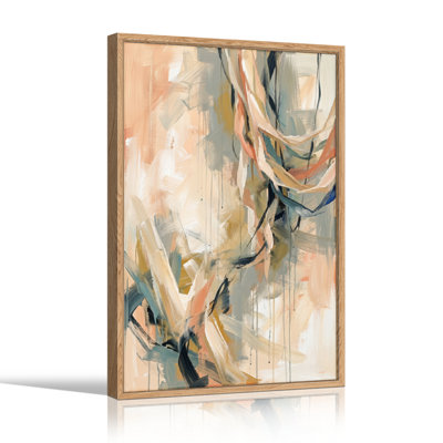 Ensemble de 1 tableau abstrait sur toile