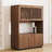 Roanoke 33.46in Double-door Storage Cabinet With External Storage Shelves