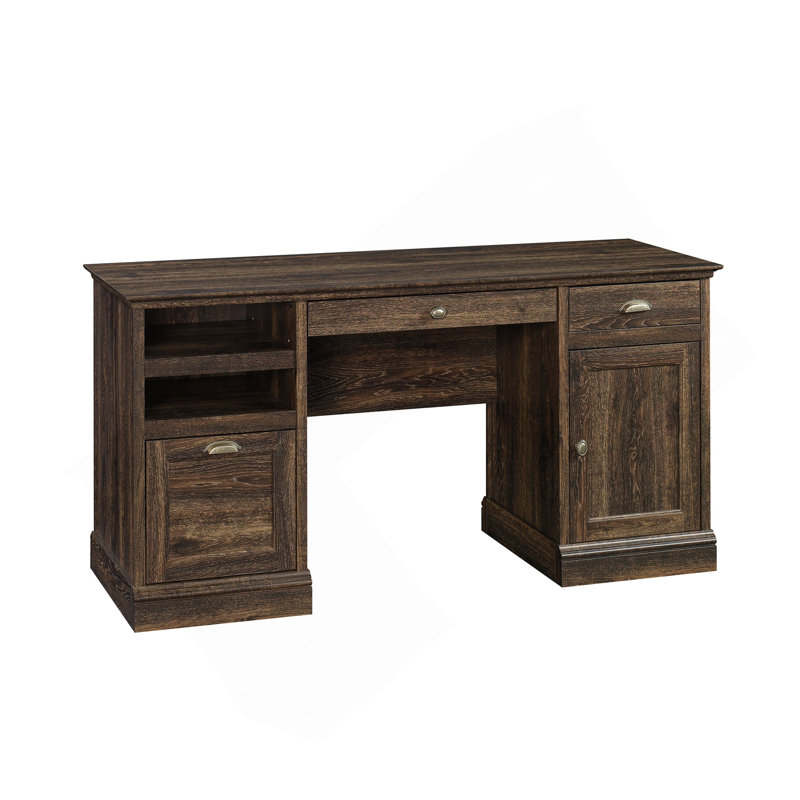 Executive Desk, Brown Finish