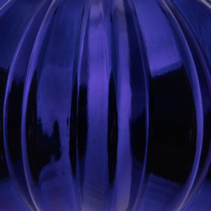5.7" White Matte Onion Ornament UV, 3 Per Bag, Purple Shiny