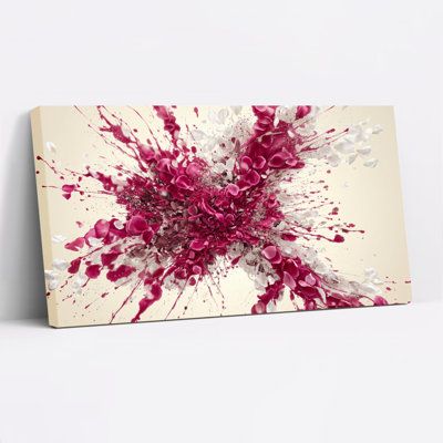 "Abstract Splash", reproduction d'art sur toile, ensemble de 1