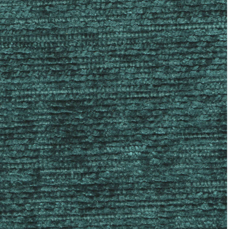 Lalique Art Deco Upholstered Chenille Headboard, Small Double (4'), Aqua, Chenille