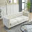 Buttons Tufted Square Arm Sofa Couch,2PCS-1741792011