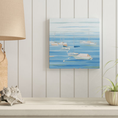 «Summer Regatta I», peinture sur toile tendue