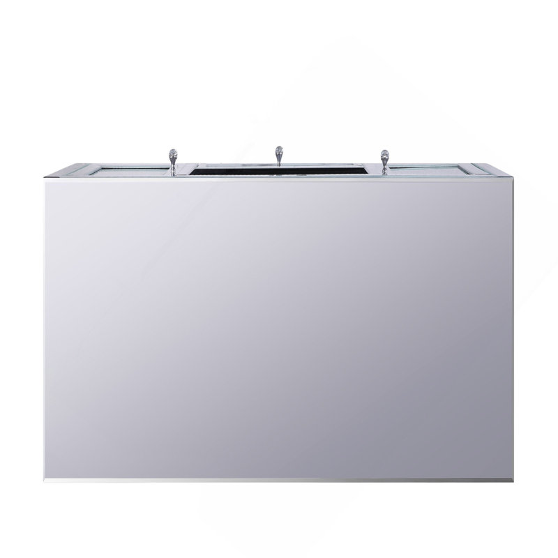 Meuble télé avec miroirs et faux diamants