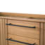 Carter Meuble-lavabo double en teck naturel