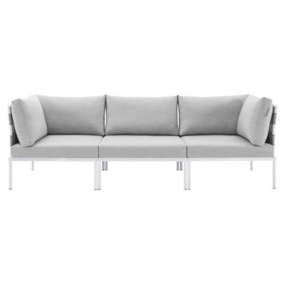 Harmony Sunbrella Outdoor Patio Aluminum Sofa by Modway