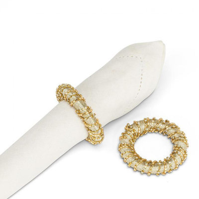 Rond de serviette Bead & Ribbon A Wrap