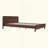Rustic Platform Bed with Tall Headboard & Underbed Storage-1038577285-1038577283