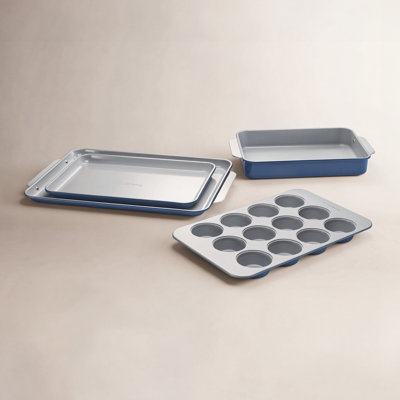 Caraway Non-Toxic Nonstick Ceramic Half Bakeware Set