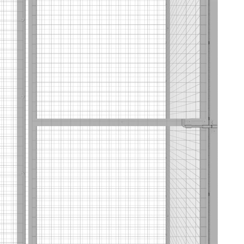 Minster 250cm H Galvanised Steel Kennel With Door