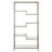 172.7cm H x 86.3cm W Steel Standard Bookcase-1096630810