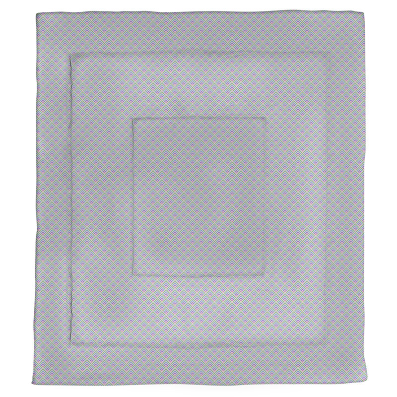 Katelyn Elizabeth Polyester Geometric Shapes Comforter, King Comforter, Pink Pastel