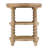 Round End Table Wood Side Table