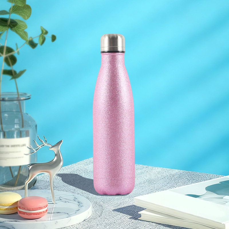 Bouteille d'eau en acier inoxydable 304, Rose