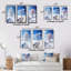 «Snowy Tree Elegance», 3 pièces sur toile-908806659-908806660