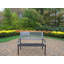 Banc de jardin en métal Lisinces