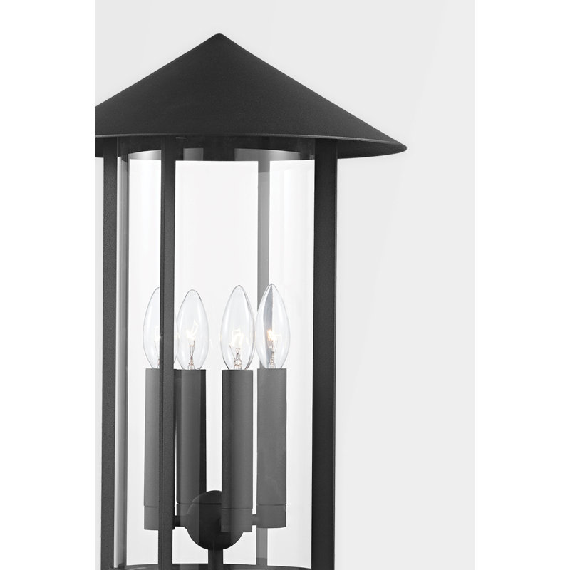  Black 1 -Light 21.75'' H Hardwired Lamp Post (Full)