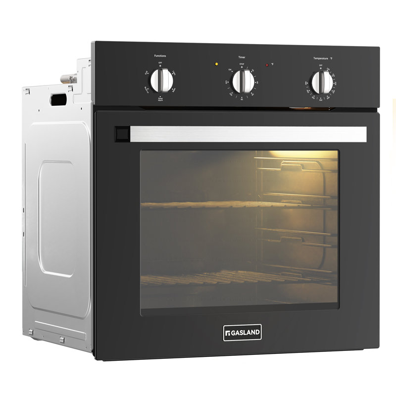 GASLAND 24" 2.79 cu. ft. Electric Single Wall Oven with 5 Cooking Functions, Black