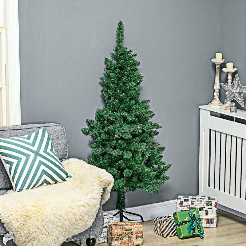 Demi-arbre de Noël artificiel 5 pi