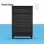 Commode 5 tiroirs avec finition noire-2100891985