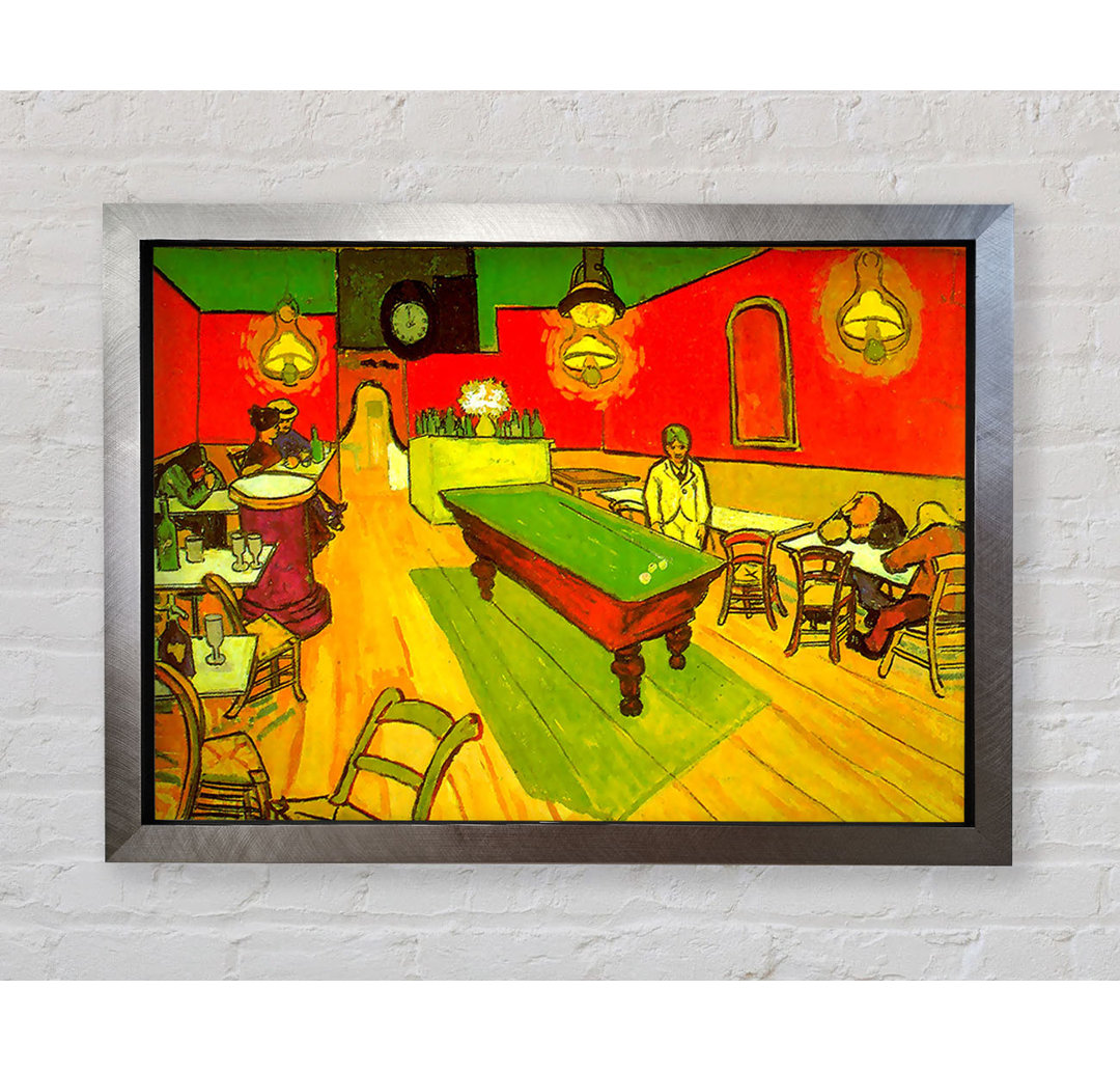 Gerahmtes Leinwandbild Night Cafe 2 von Vincent Van Gogh