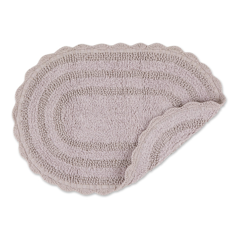 Hively Cotton Bath Mat, Small, Dusty Lilac
