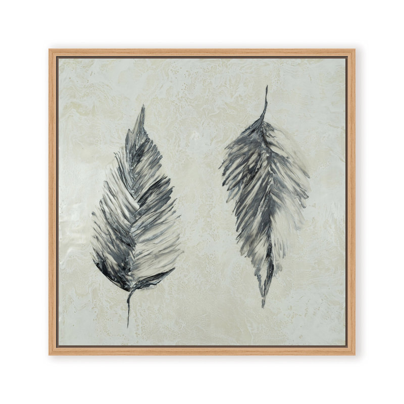 Nature Inspired "Silver Foliage" Canvas Wall Art By , 30" H x 30" W x 1.125" D, Framed Print, Gold