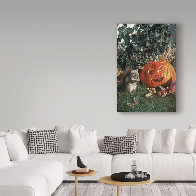 «Etelca Halloween», impression sur toile tendue, H 19 po x l 12 po x P 2 po