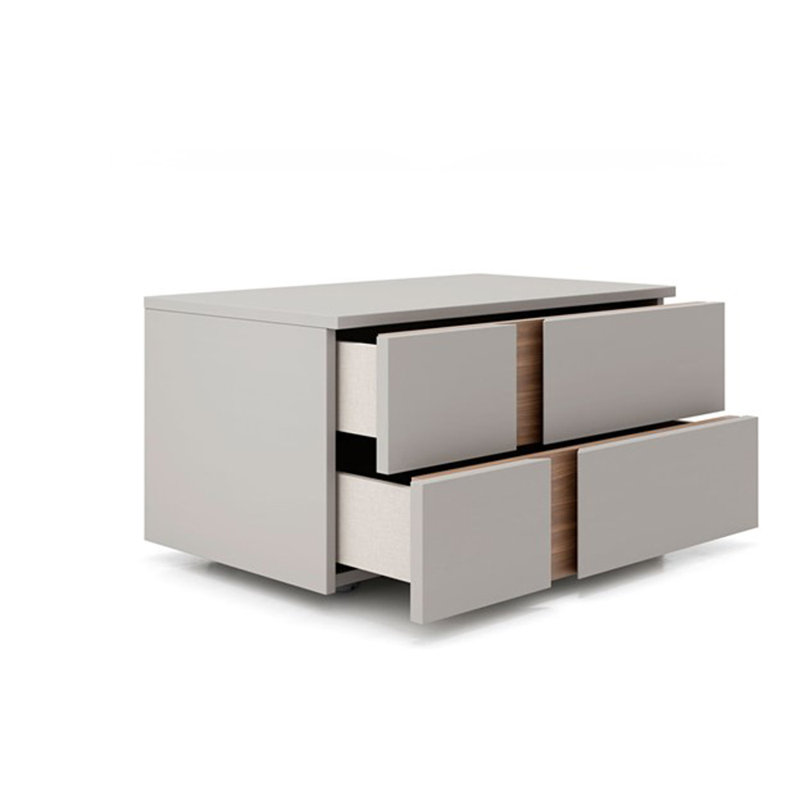 Guimauve 2 - Drawer Nightstand, Chateau Gray, Right