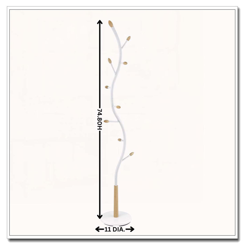 Portemanteau en métal, Blanc