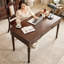 Bureau rectangulaire en bois massif brun noisette-1490603081