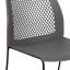 Chaises de vestibule empilables en plastique avec dossier en nid d'abeille Oliverson-1496206838-1496206833-1541484609