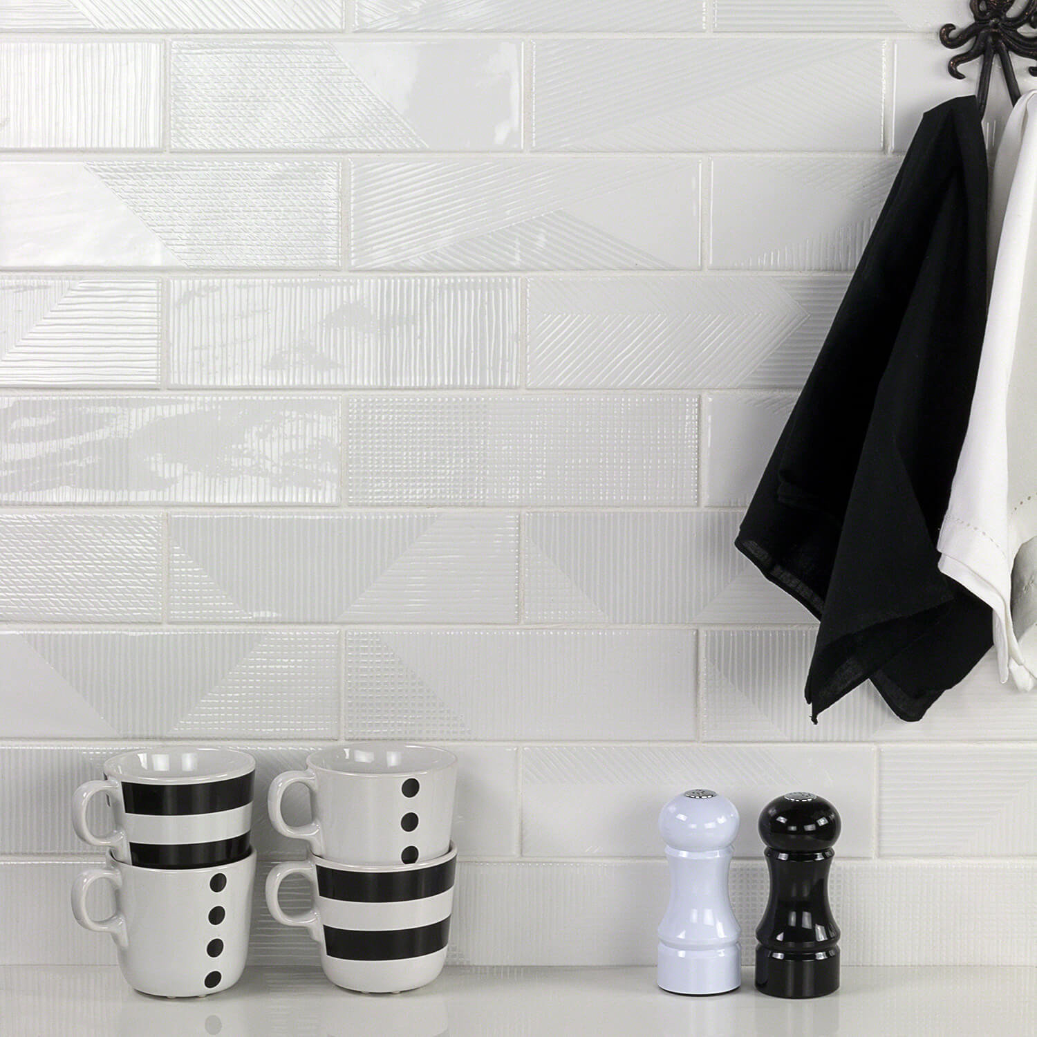 Archer 2" x 8" Ceramic Subway Tile, White